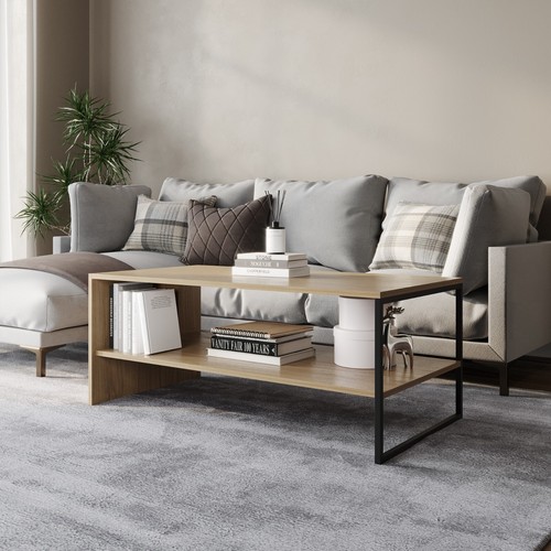 100cm wooden coffee table - wooden,