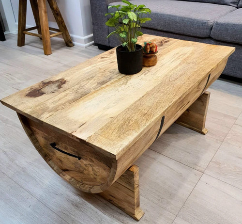 Rustic coffee table - table, solid