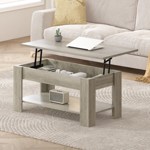 Wooden lift top coffee - up,