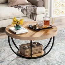 Wooden Round Coffee Table