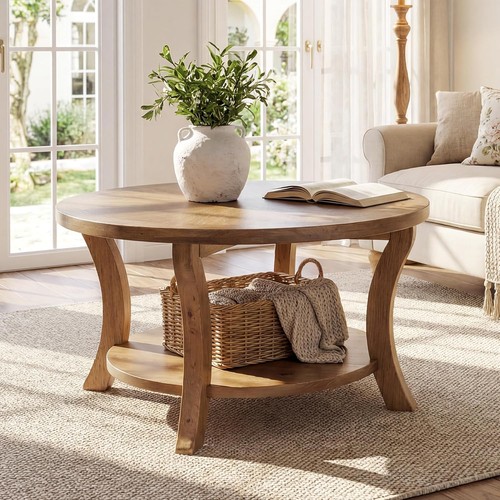 Modern solid wood - modern, round