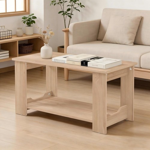Modern wooden coffee table - wooden,