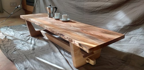 Japandi olive ash live edge - il,