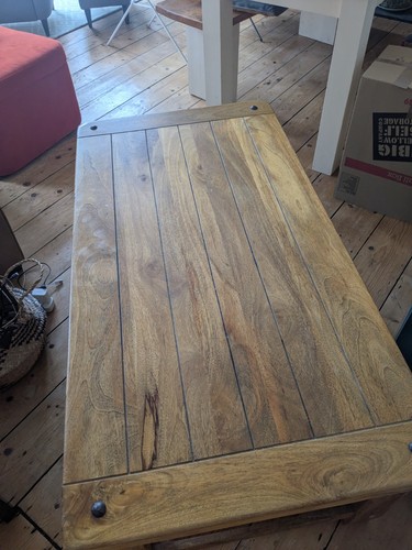 Wood coffee table - wood,