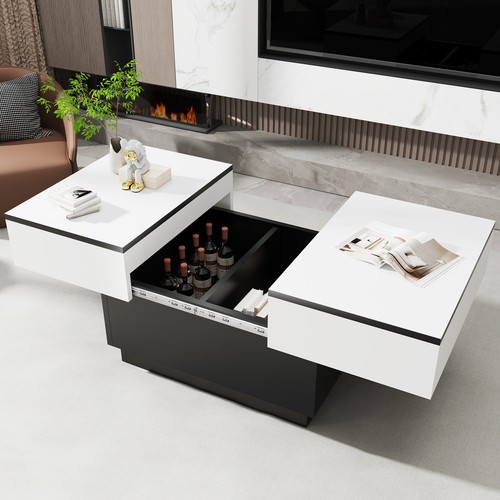 Extendable led coffee - coffee, table