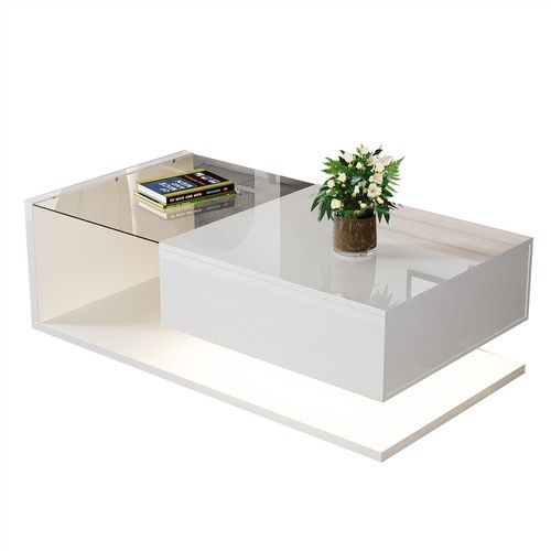 Coffee table with led - coffee,